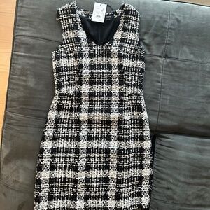 Theory Sculpt U dress Tweed - Brand new , never worn